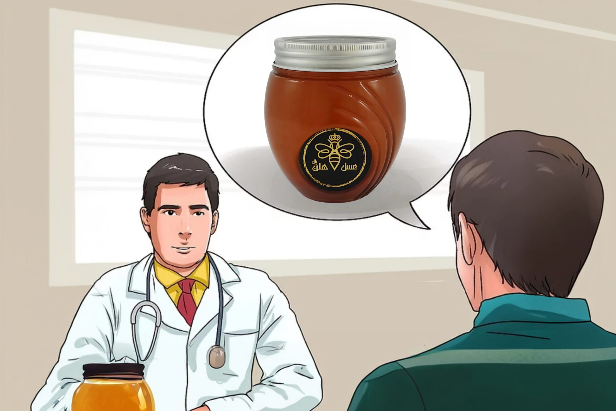 مراجعه به دکتر برای مصرف عسل